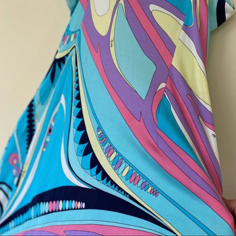 Stunning Emilio Pucci Silk Sundress IT 44/ US 10 - Picture 5 of 7